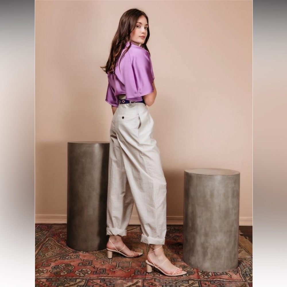 Isabel Marant High-Waisted Cream Trousers – NEW, Never Worn - Picture 3 of 8